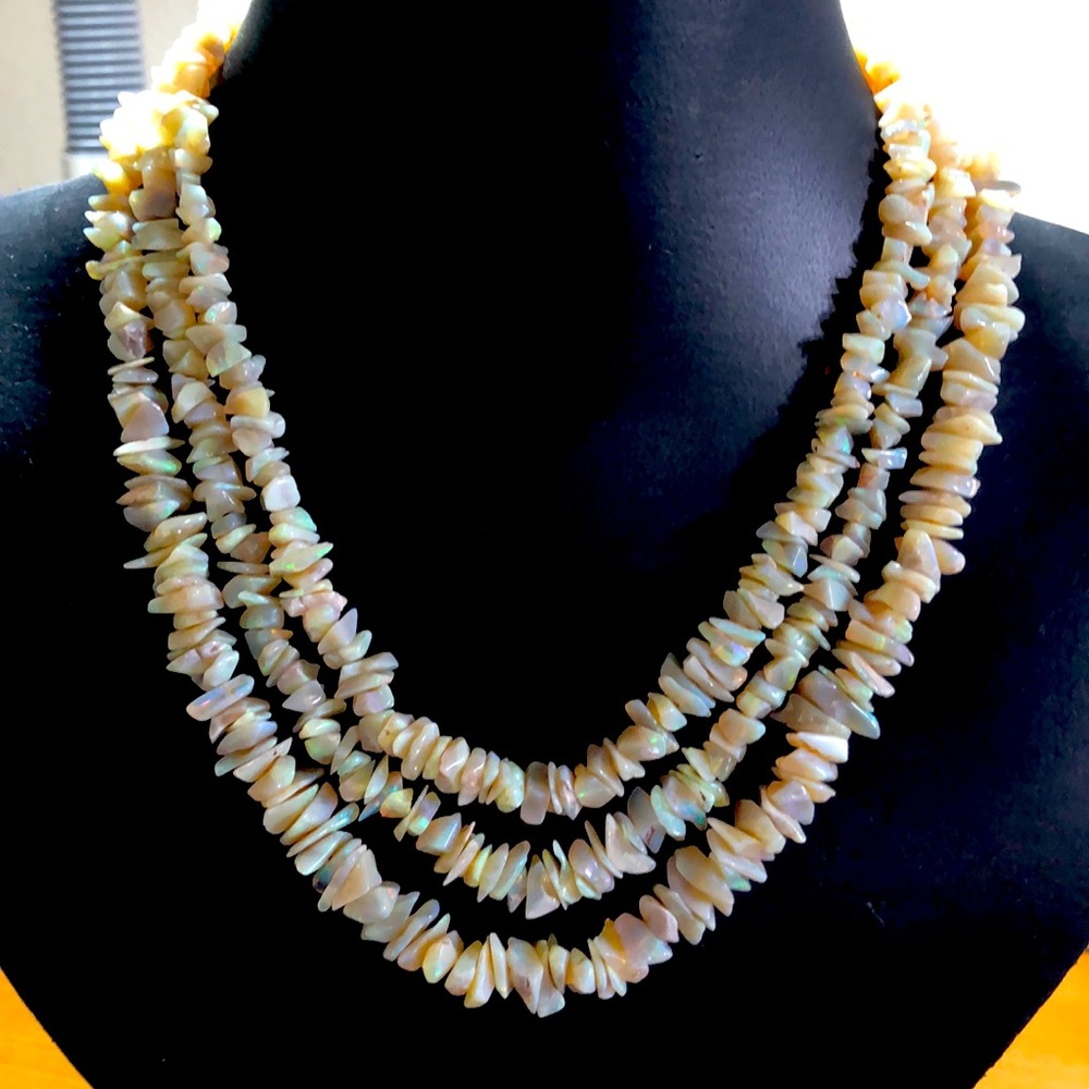 Opal 3-Strand Necklace